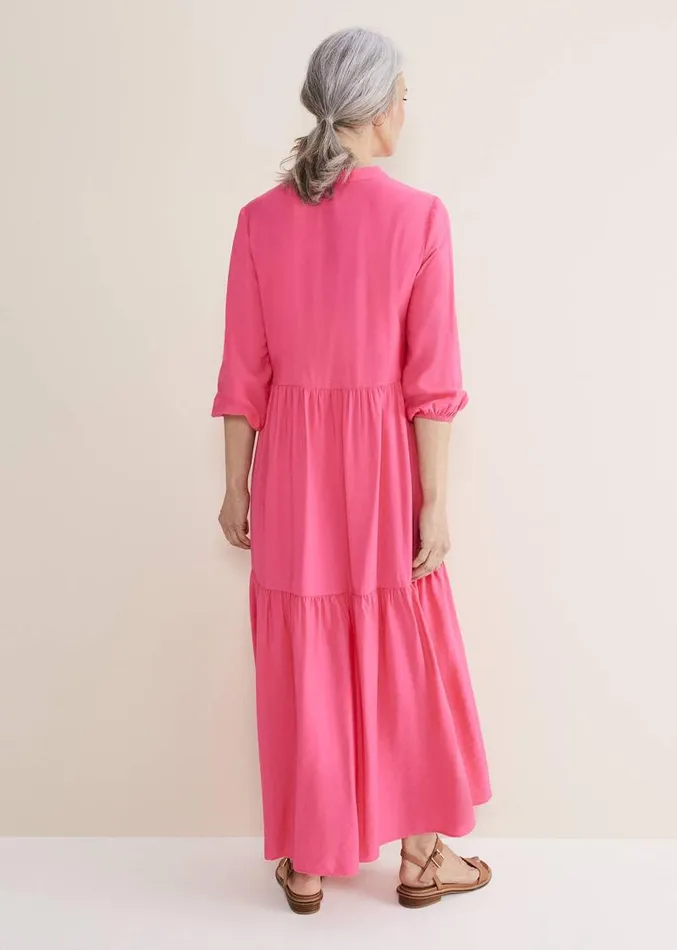 Jayde Midaxi Dress Pink Women Phase Eight Dresses