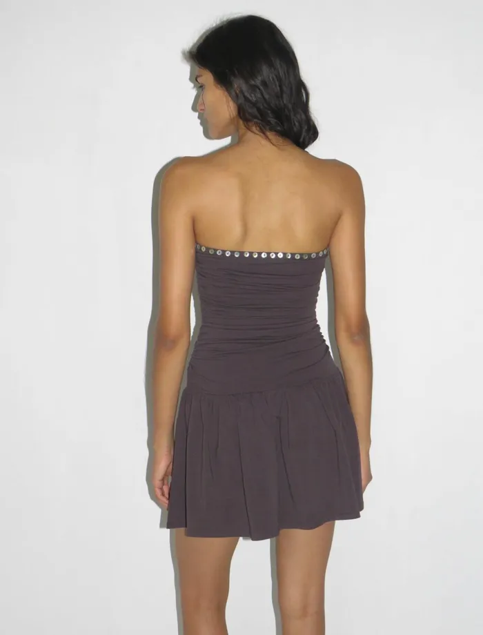 Jayne Dark Brown Women Paloma Wool Dresses