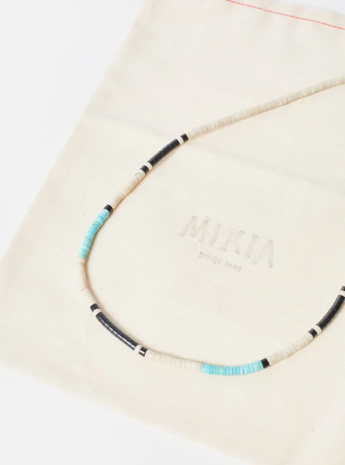 Jewellery Men Universal Works Mikia Heishi Bead Necklace In JasperTurqoise Fossil