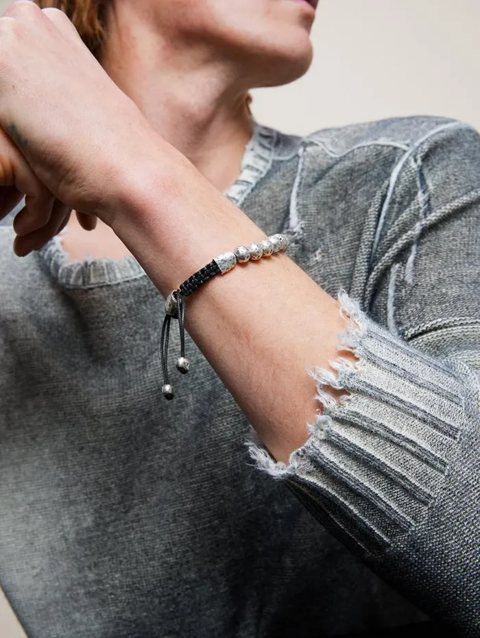 Jewelry Men John Varvatos ARTISANAL SILVER BRACELET Silver