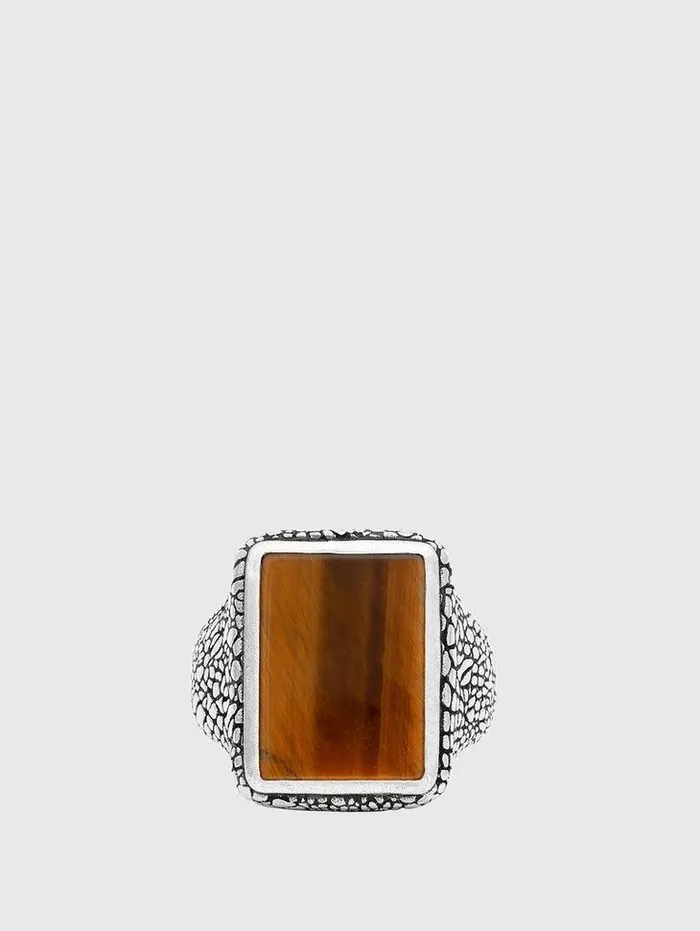 Jewelry Men John Varvatos SNAKESKIN SIGNET STATEMENT RING No Color