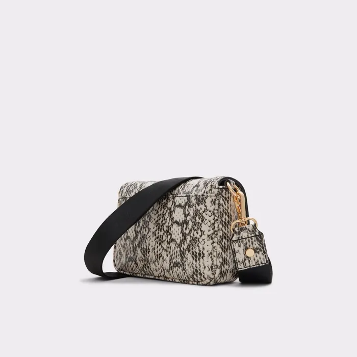 Johnax Black Synthetic Snake Women ALDO Crossbody Bags