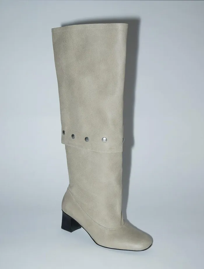 Jolie Snaps Light Grey Women Paloma Wool Boots