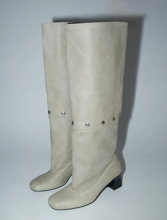 Jolie Snaps Light Grey Women Paloma Wool Boots