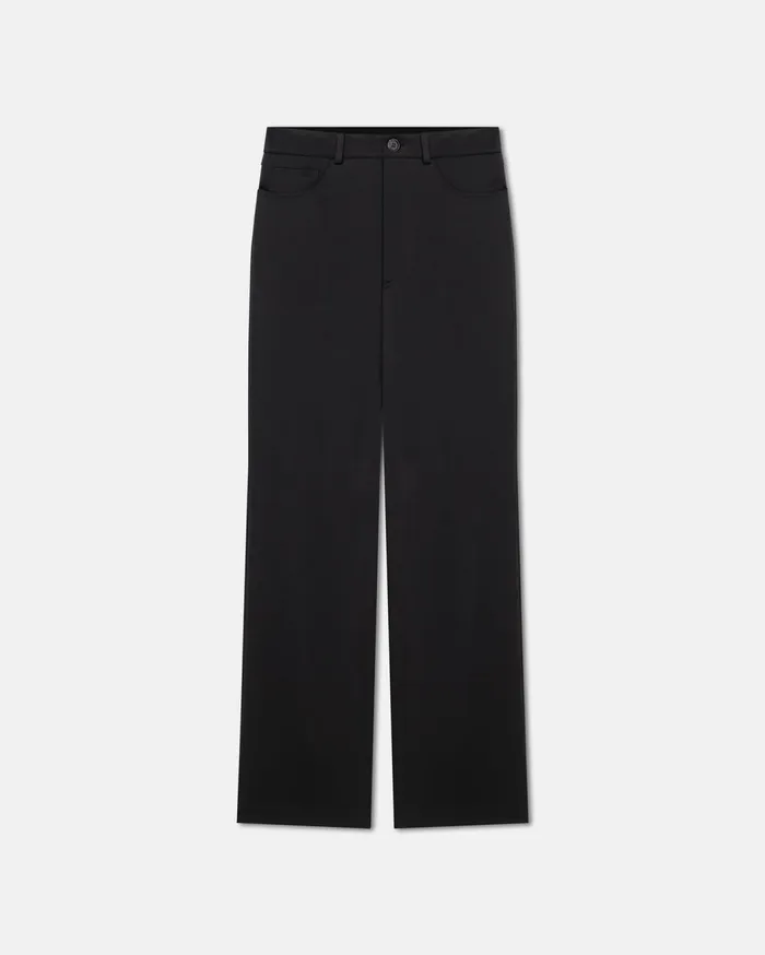 Josine Slip Satin Baggy Pants Black Women Nanushka Bottoms