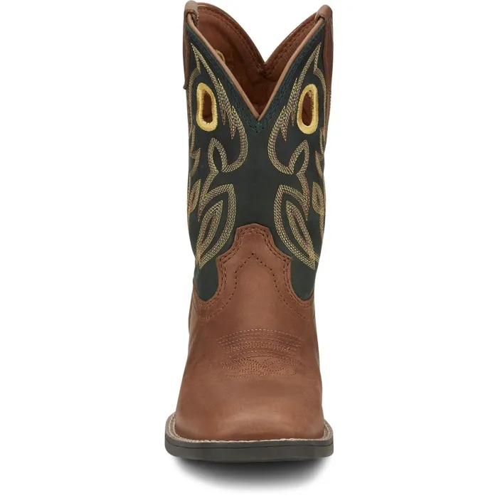 Justin Boots Bowline Western Boot Brown Kids Western