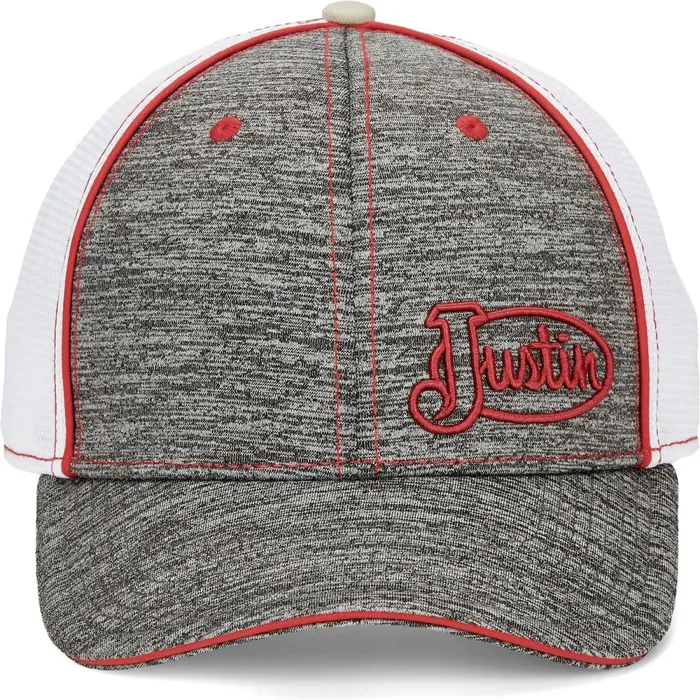 Justin Boots Lawton Cap Grey MenWomen Hats and Caps
