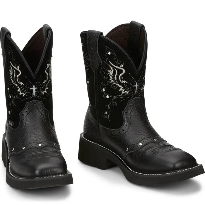 Justin Boots Mandra 8034 Western Boot Black Women Western