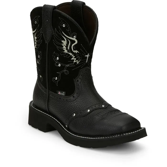Justin Boots Mandra 8034 Western Boot Black Women Western