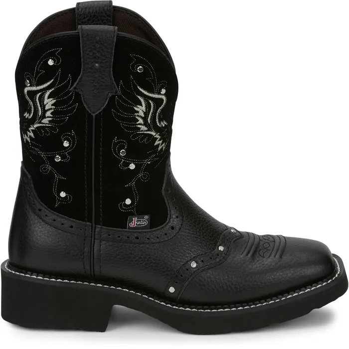 Justin Boots Mandra 8034 Western Boot Black Women Western