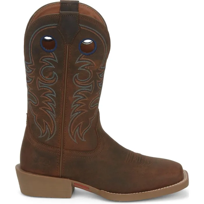 Justin Boots Muley 12034 Western Boot Coffee Brown brown Men Western
