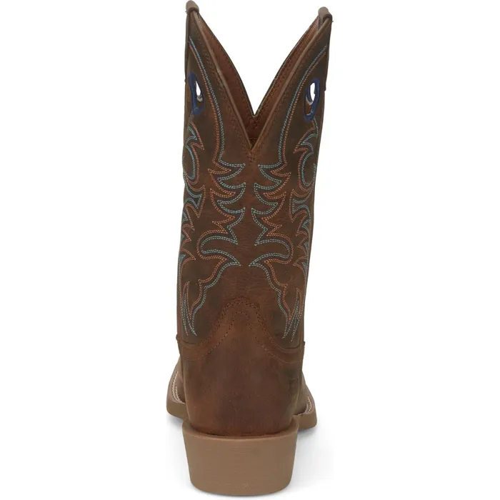 Justin Boots Muley 12034 Western Boot Coffee Brown brown Men Western