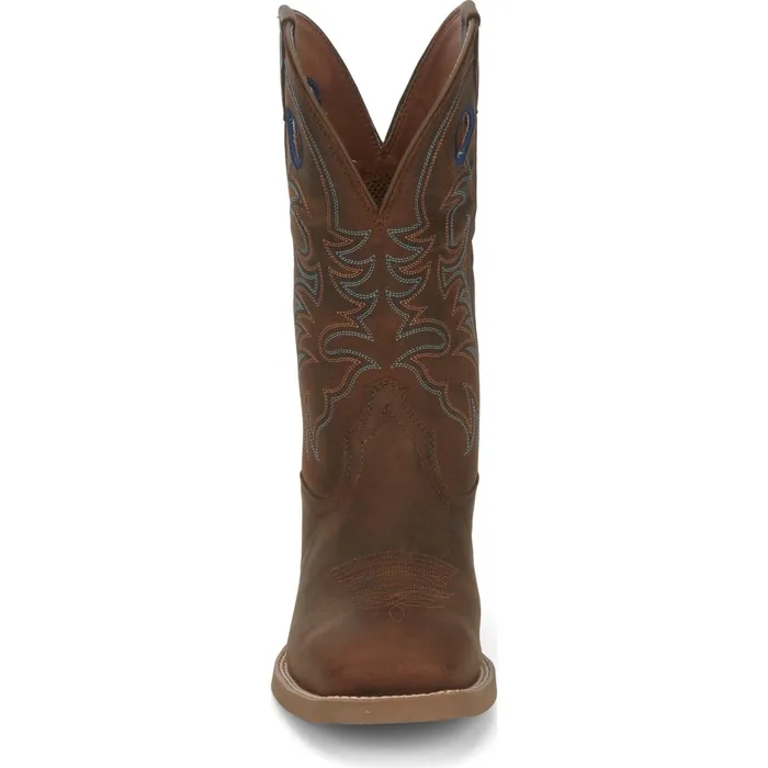 Justin Boots Muley 12034 Western Boot Coffee Brown brown Men Western