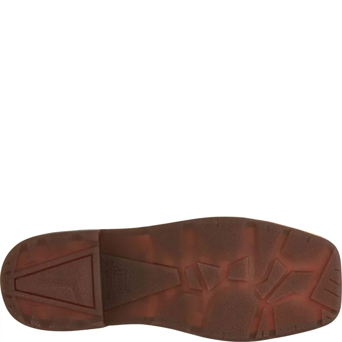 Justin Boots Resistor 11034 Waterproof Nano Composite Toe Work Boot Rustic Brown brown Men Work