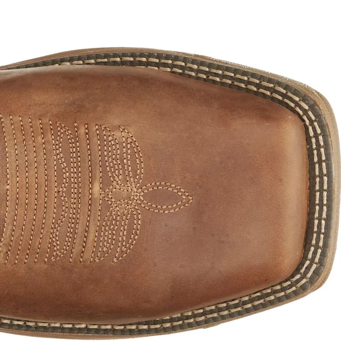 Justin Boots Rush 11034 PullOn Steel Toe Waterproof Work Boot Tan Men Work