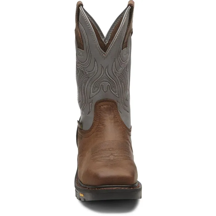 Justin Boots Tanker 11034 Steel Toe Work Boot Timber Brown brown Men Work