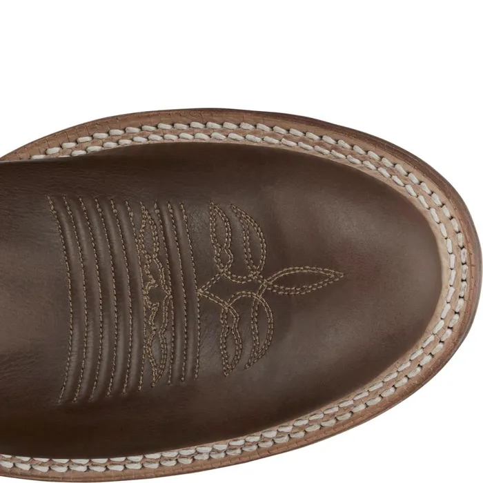 Justin Boots Wayne 11034 Western Boot Chocolate Fargo brown Men Western