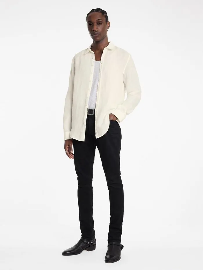 JV ESSENTIALS Men John Varvatos BUCKS SHIRT Black
