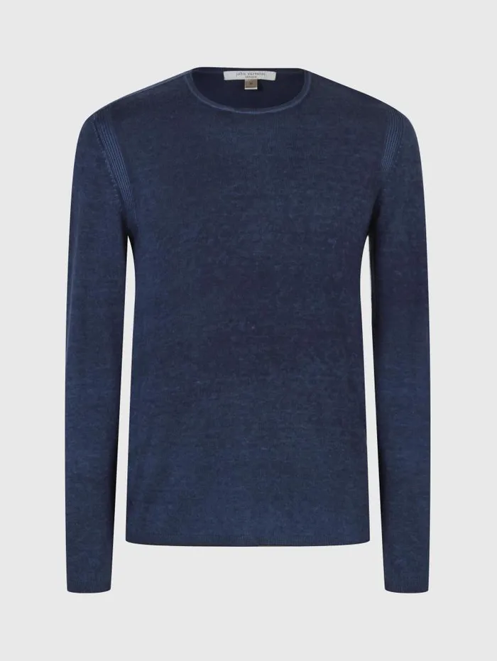 JV ESSENTIALS Men John Varvatos PETE CREW NECK SWEATER Med Grey