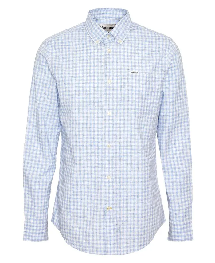 Kanehill Tailored Shirt Agave Green Men Barbour Shirts