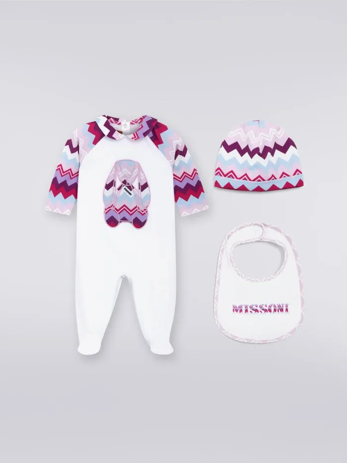 Kids Cotton TwoPiece Set Pink Missoni Baby 024 Months