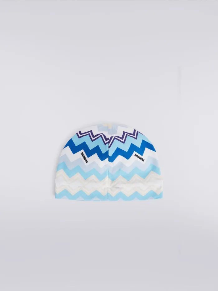 Kids ThreePiece Set With Cotton Jumpsuit Bib And Docker Hat With Zigzag Pattern Multicoloured Missoni Baby 024 Months Kids ThreePiece Set With Cotton Jumpsuit Bib And Docker Hat With Zigzag Pattern Multicoloured Missoni Baby 024 Months