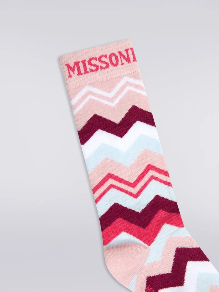 Kids Zigzag Cotton Blend Socks Multicoloured Missoni Accessories Kids Zigzag Cotton Blend Socks Multicoloured Missoni Accessories