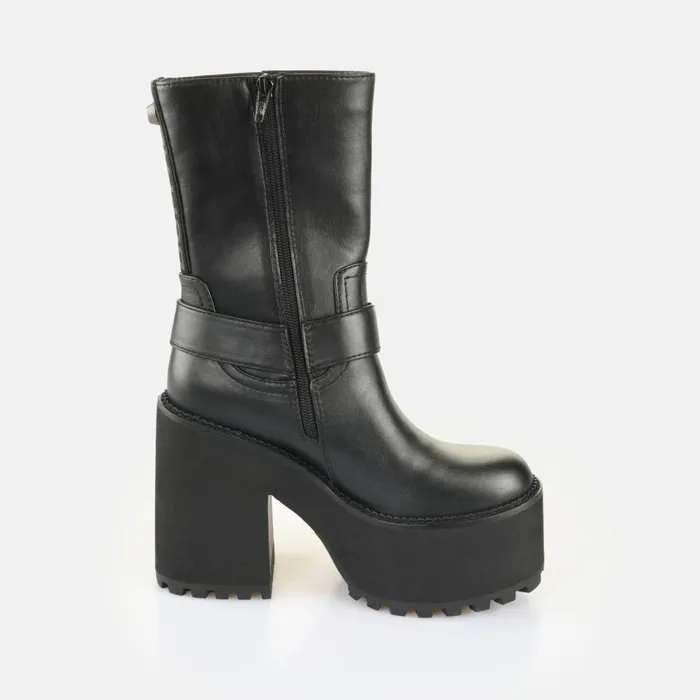 Killah Bike Lo Black Buffalo Boots and AnkleBoots Killah Bike Lo Black Buffalo Boots and AnkleBoots