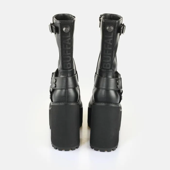 Killah Bike Lo Black Buffalo Boots and AnkleBoots Killah Bike Lo Black Buffalo Boots and AnkleBoots
