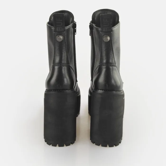 Killah Lace Up Mid Black Buffalo Platforms Killah Lace Up Mid Black Buffalo Platforms