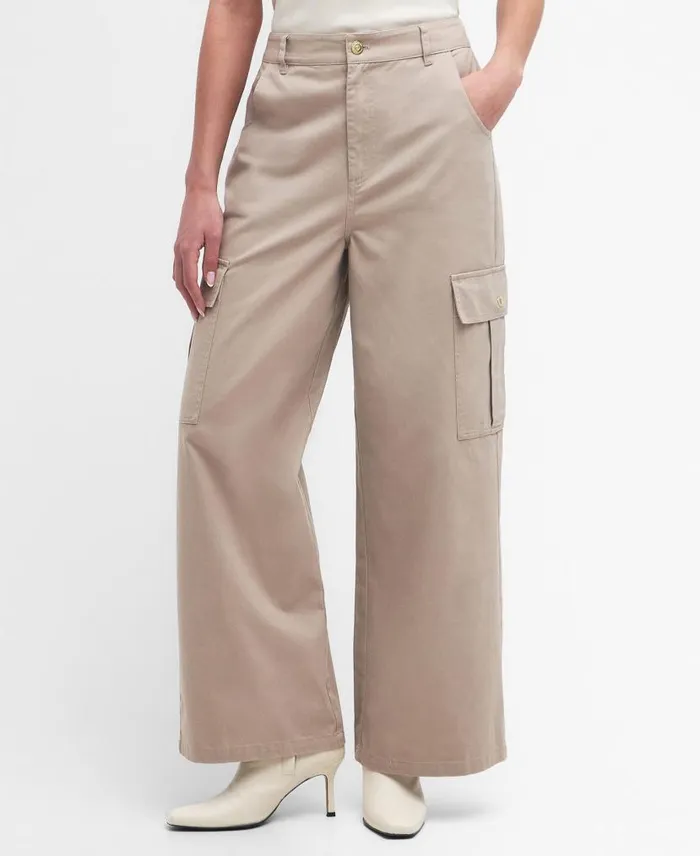 Kinghorn Cargo Trousers Oat Women Barbour Trousers and Shorts