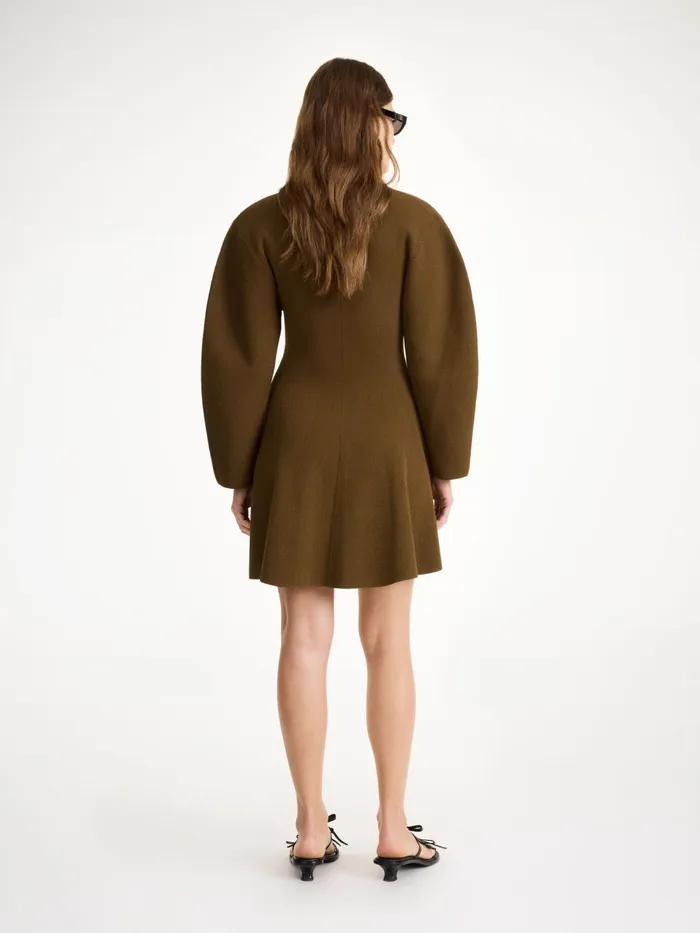Knitwear Women By Malene Birger Francesa Mini Dress Shitake