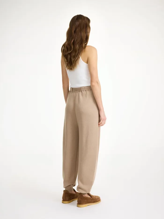 Knitwear Women By Malene Birger Tevana HighWaist Trousers Nomad