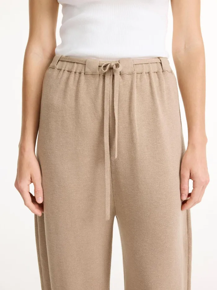 Knitwear Women By Malene Birger Tevana HighWaist Trousers Nomad