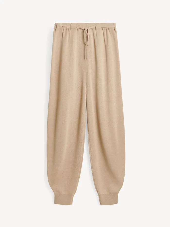 Knitwear Women By Malene Birger Tevana HighWaist Trousers Nomad