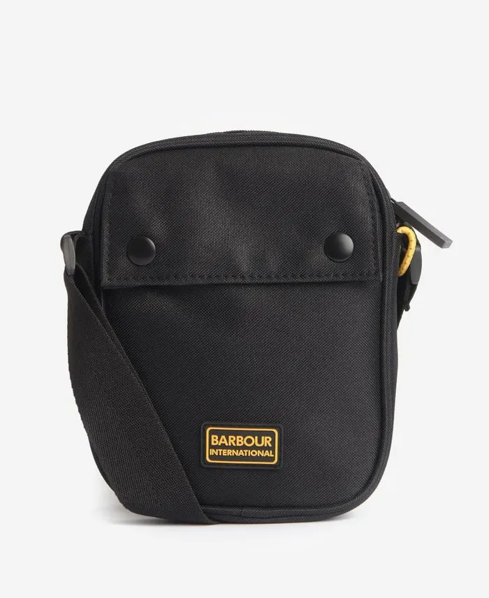 Knockhill Utility Bag Classic Black Men Barbour Bags and Luggage