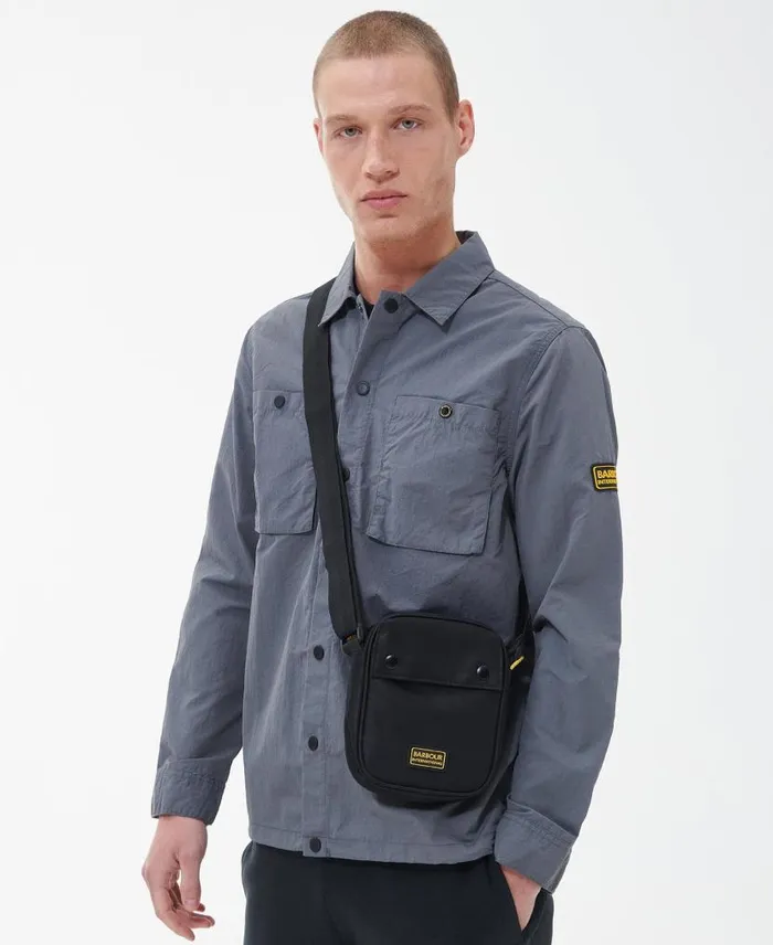 Knockhill Utility Bag Classic Black Men Barbour Bags and Luggage