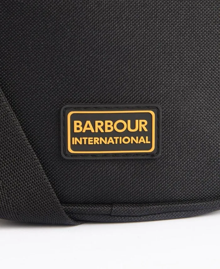 Knockhill Utility Bag Classic Black Men Barbour Bags and Luggage