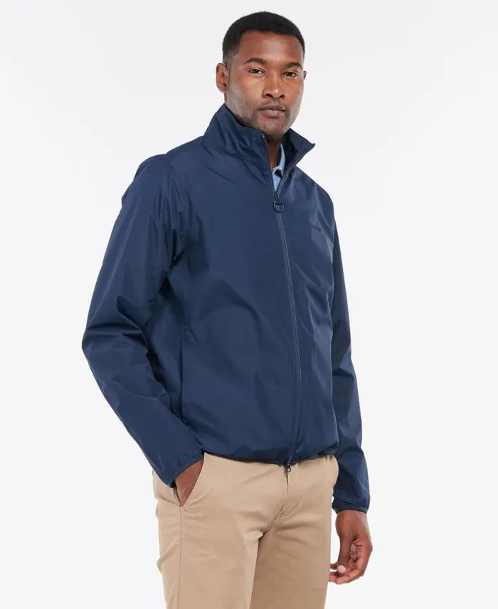 Korbel Waterproof Jacket Navy Men Barbour Waterproof Jackets