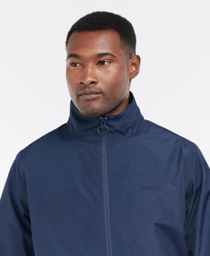 Korbel Waterproof Jacket Navy Men Barbour Waterproof Jackets