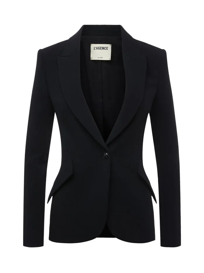 L039Agence Blazers and Jackets Women Chamberlain Blazer Blackblack L039Agence Blazers and Jackets Women Chamberlain Blazer Blackblack