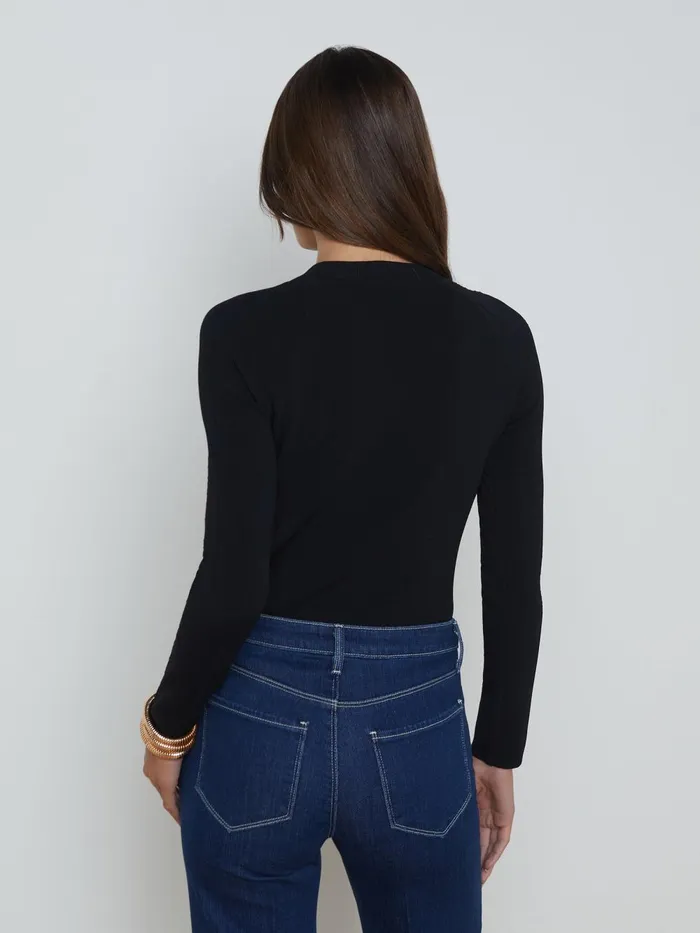 L039Agence Knitwear Women Gretchen Pullover Blackgold L039Agence Knitwear Women Gretchen Pullover Blackgold