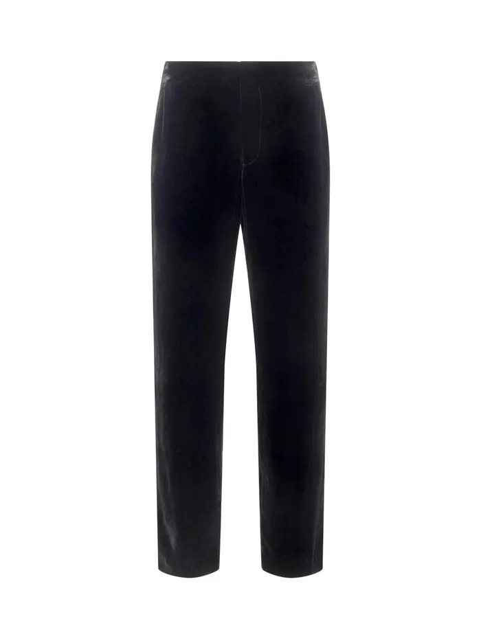 L039Agence Pants Women Rebel Velvet Trouser Black L039Agence Pants Women Rebel Velvet Trouser Black