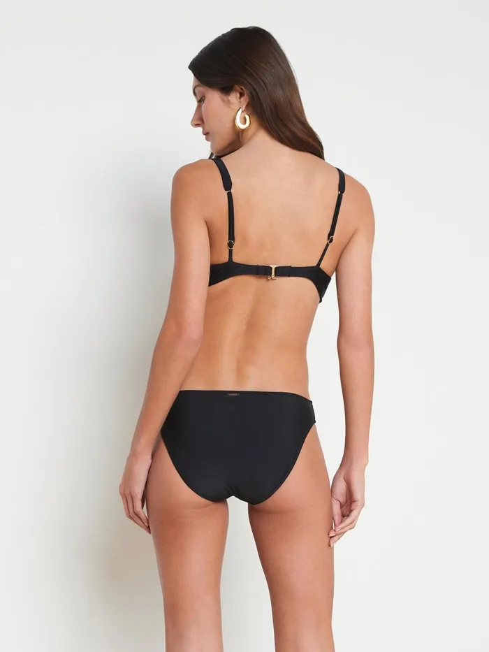 L039Agence Swimwear Women Nicole Bikini Bottom Black L039Agence Swimwear Women Nicole Bikini Bottom Black