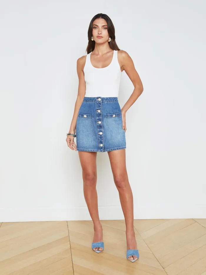 L039Agence Tees Women Adira Tank White L039Agence Tees Women Adira Tank White