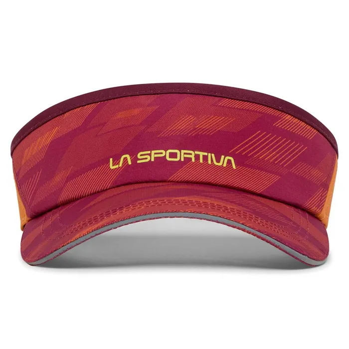 La Sportiva Hats and Beanies Skyrun Visor SangriaHawaiian Sun 8211 MenWomen