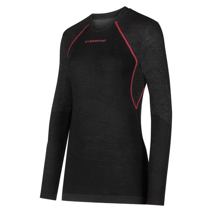 La Sportiva Technical Shirts Wool40 Aero Longsleeve W BlackHibiscus 8211 Women
