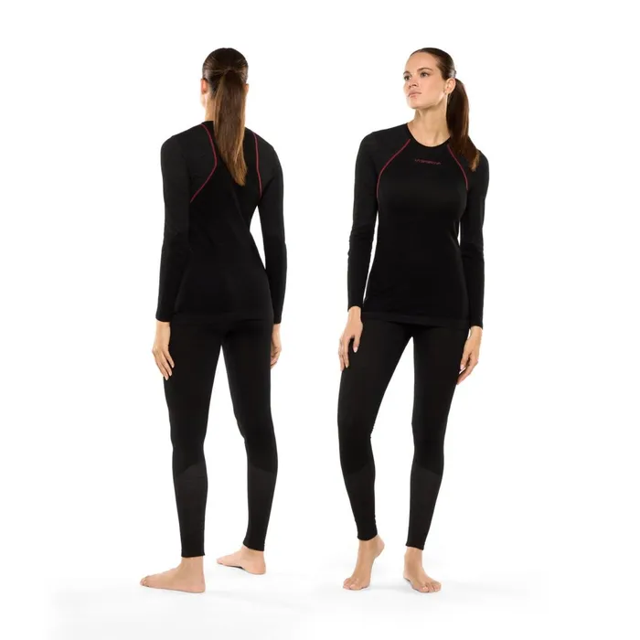 La Sportiva Technical Shirts Wool40 Aero Longsleeve W BlackHibiscus 8211 Women La Sportiva Technical Shirts Wool40 Aero Longsleeve W BlackHibiscus 8211 Women