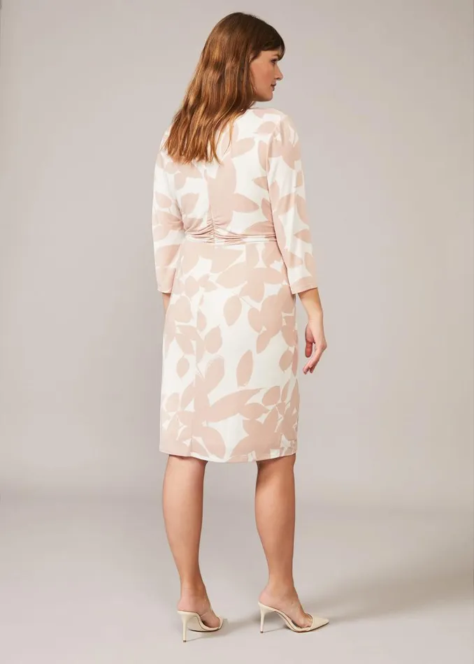 Lana Leaf Print Dress Ivorynatural Women Phase Eight Dresses