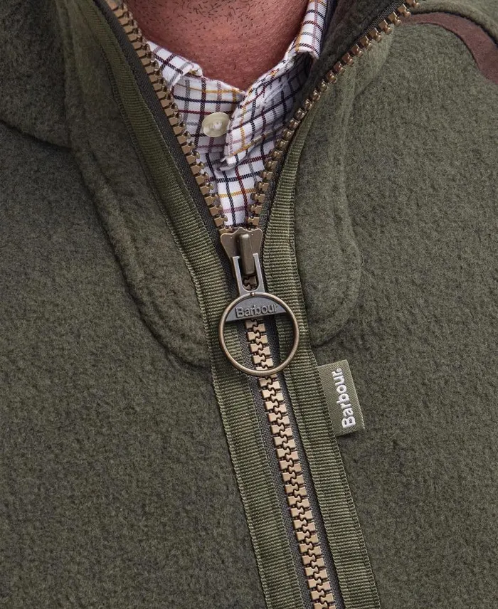 Langdale Fleece Gilet Olive Men Barbour Gilets and Liners